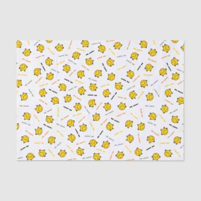 Papel De Seda Sr. Happy | Dança e sorriso (Frente )