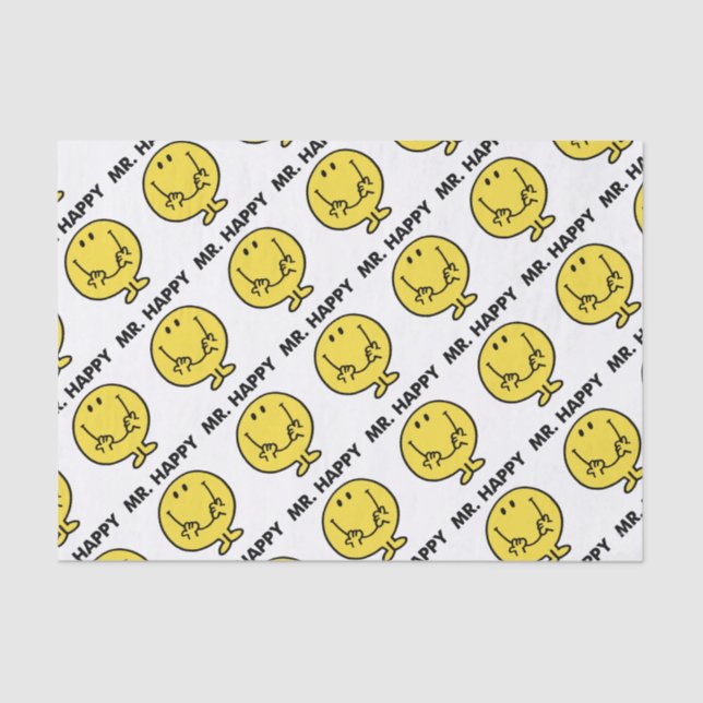 Papel De Seda Sr. Happy | Smiley face gigante (Frente )