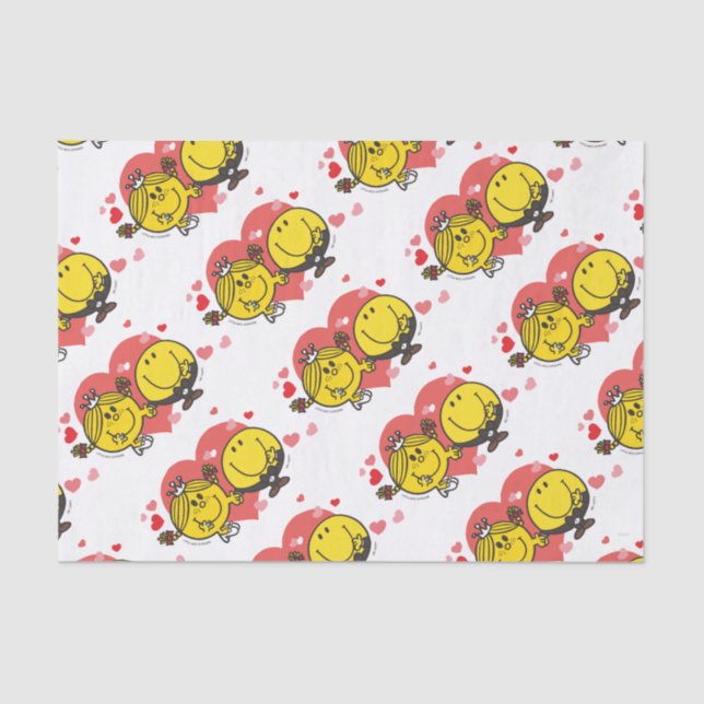 Papel De Seda Sr. Men Little Miss Happy Sunshine Wedding (Frente )