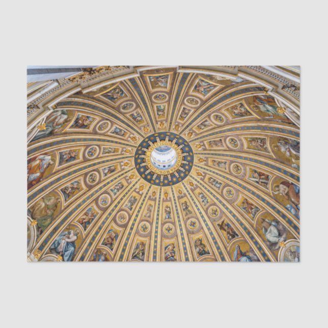 Papel De Seda St. Peter's Basilica Dome - Vatican, Rome, Italy (Frente )