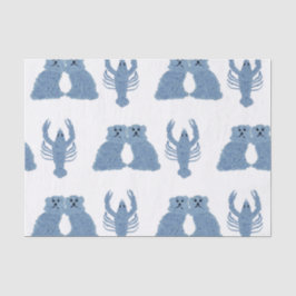 Papel De Seda Staffordshire Dogs Lobster Ginger Jars