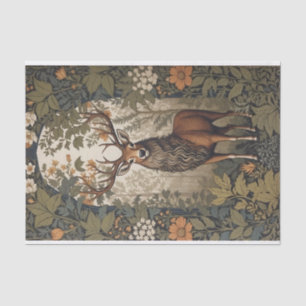 Papel De Seda Stag In the Forest William Morris Inspirado