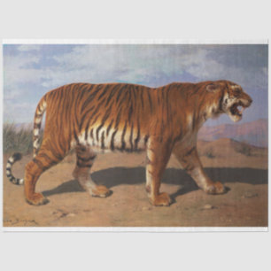 Papel De Seda Stalking Tiger (por Rosa Bonheur)