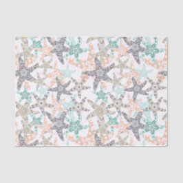 Papel De Seda Starfish - Padrão Sem Costura