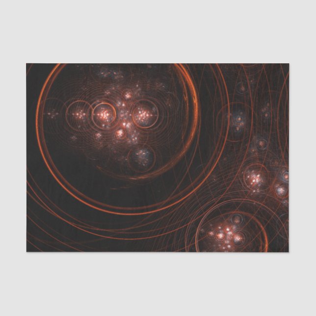 Papel De Seda Starlight Abstrato Art (Frente )