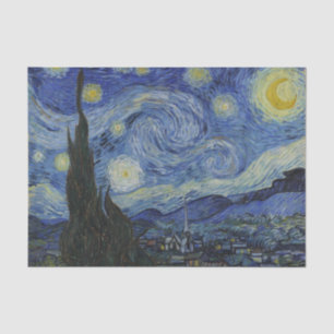 Papel De Seda "Starry Night" por Van Gogh
