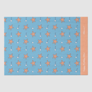 Papel De Seda Stars and Music Notes Happy Birday