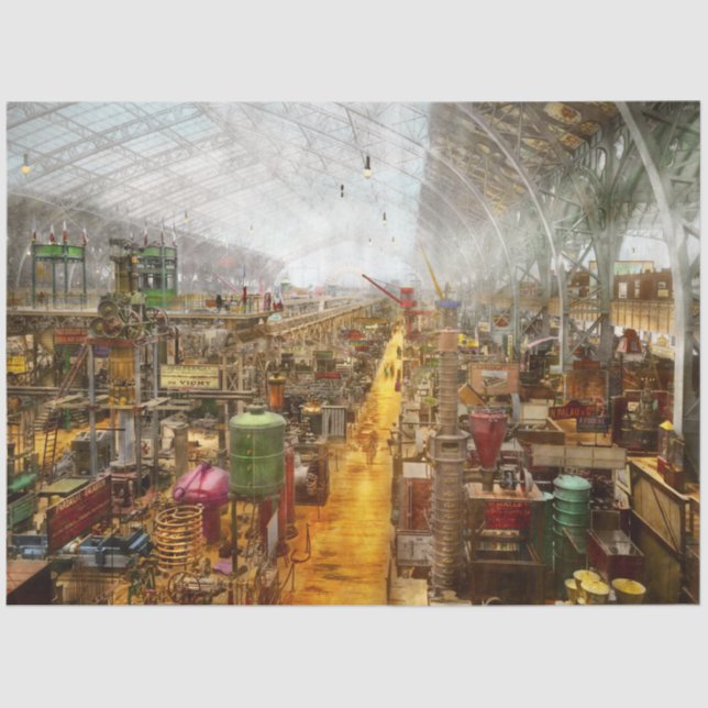Papel De Seda Steampunk - A cidade do encantamento 1889 (Frente )