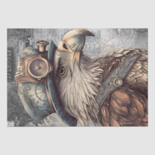 Papel De Seda Steampunk Eagle