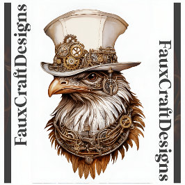 Papel De Seda Steampunk Excêntrico Galo Incomum Decoupage Lt 112