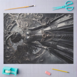 Papel De Seda Steampunk Fantasy Darkness Demon Fashion 