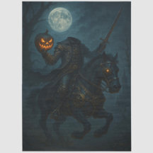 Steampunk Gothic Horror Headless Horseman