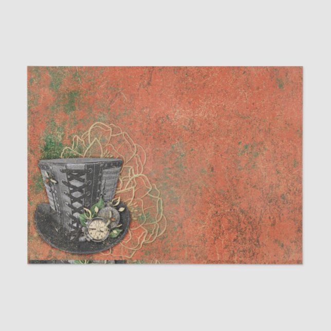 Papel De Seda Steampunk Hat (Frente )