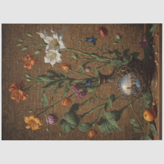 Papel De Seda Stem Floral London Genie Vase