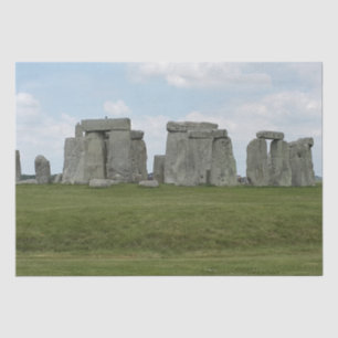 Papel De Seda Stonehenge England num dia nublado.