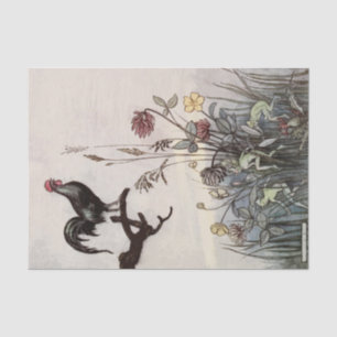 Papel De Seda Storybook Roster Fairies Vintage Decoupage