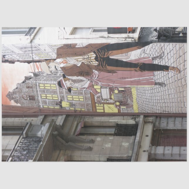 Papel De Seda Street Art Urban 22 Folha de Discussão (Frente )