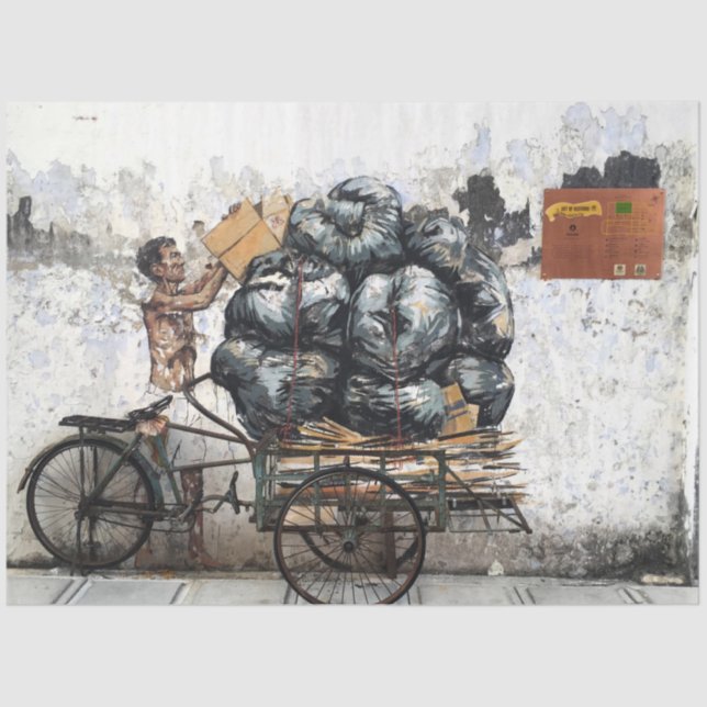 Papel De Seda Street Art Urban 26 Folha de Discussão (Frente )