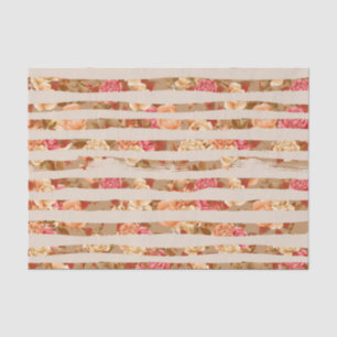 PAPEL DE SEDA STRIPES COM PINCO E FLORES DE NATA