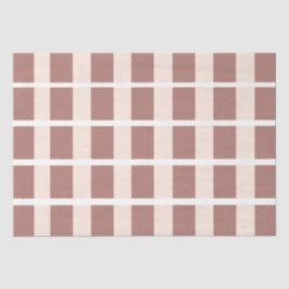 Papel De Seda Stripes cor-de-rosa castanho