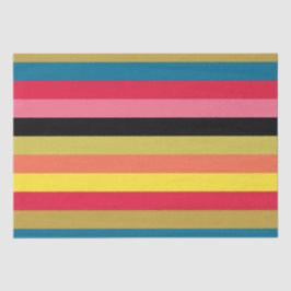 Papel De Seda Stripes de Caipira Arco-Íris