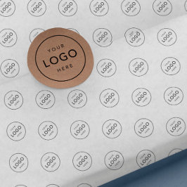 Papel De Seda Sua Empresa de Logotipo Personalizado Promocional