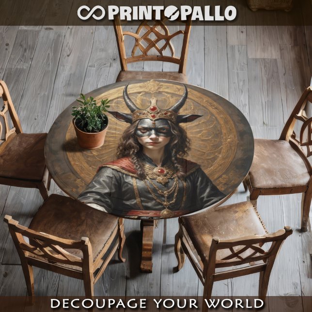 Papel De Seda Succubus no trono - série Gothic Horror (Criador carregado)