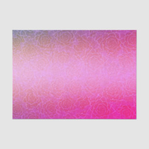 Papel De Seda Suculente feminino Elegante de Fuchsia Rosa Quente