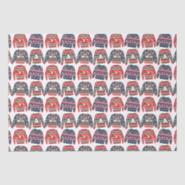 Papel De Seda Suéteres de Natal Feios