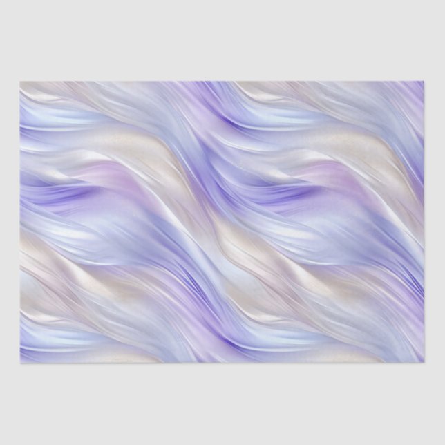 Papel De Seda Sujidade Azul e Roxo bonito (Frente )