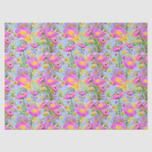Papel De Seda Summer Cotage Garden Blue