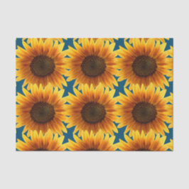 Papel De Seda SUNFLOWIN IN BLUE Tissue Paper
