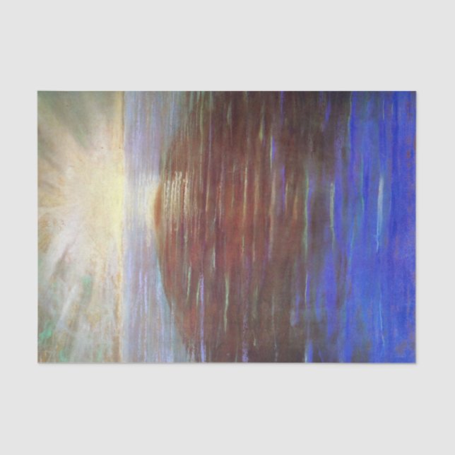 Papel De Seda Sunrise de Mikalojus Ciurlionis (Frente )
