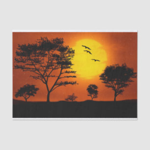 Papel De Seda Sunset Africano
