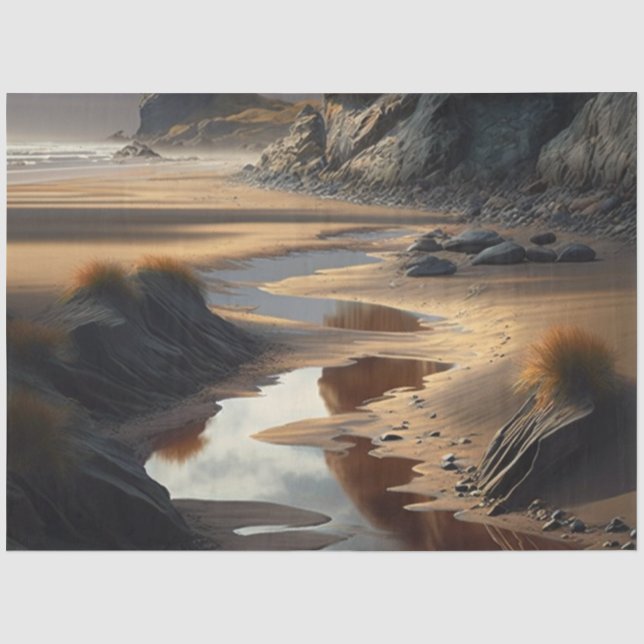 Papel De Seda Sunset Shore (Frente )