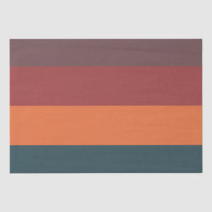 Papel De Seda Sunset Stripes de outono