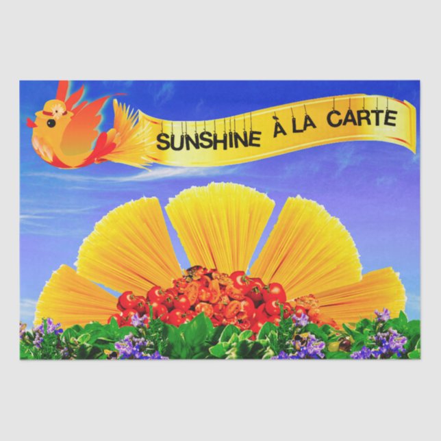 PAPEL DE SEDA SUNSHINE ALA CARTE! (Frente )