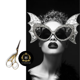 Papel De Seda Suprimentos Empresariais Luxo Vintage Glam