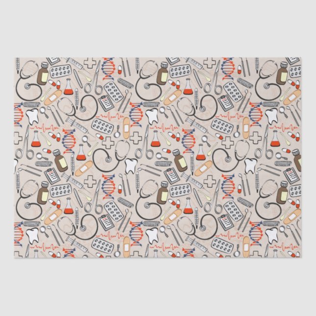 Papel De Seda Suprimentos Médicos (Frente )