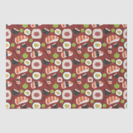 Papel De Seda Sushi Pattern