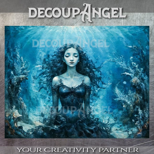 Papel De Seda Suspiros Submarinos - Decoupage - (Criador carregado)