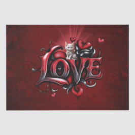 Papel De Seda Sussurros do Coração: A Magia do Amor