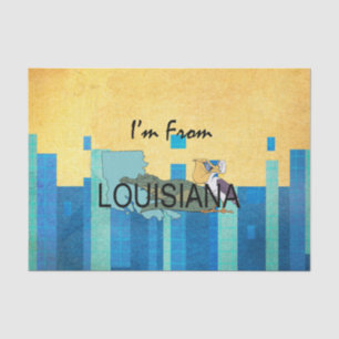 Papel De Seda T eu sou de Louisiana