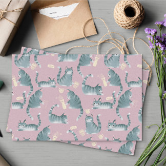 Papel De Seda Tabuleiro de Cinzas Ruins por Gatos Que Batem As C
