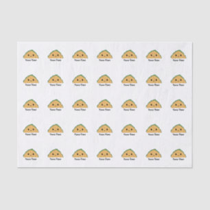 Papel De Seda Taco bonito do tempo do Taco de Kawaii