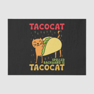 Papel De Seda Tacocat Ortografado Para Trás Tacos Cinco De Mayo