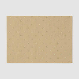 PAPEL DE SEDA TAN BROWN GLITTER OLHA BOLINHAS IRLANDESAS