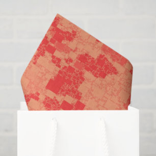 Papel De Seda Tangerine Zeal Trabalho de arte