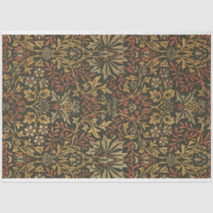 Papel De Seda Tapeçaria do Jardim de Flores de William Morris