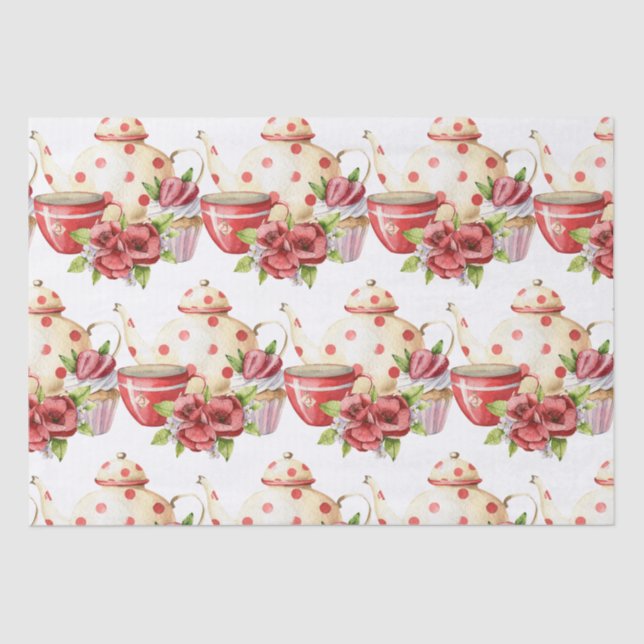 Papel De Seda Tarde de Chá (Frente )